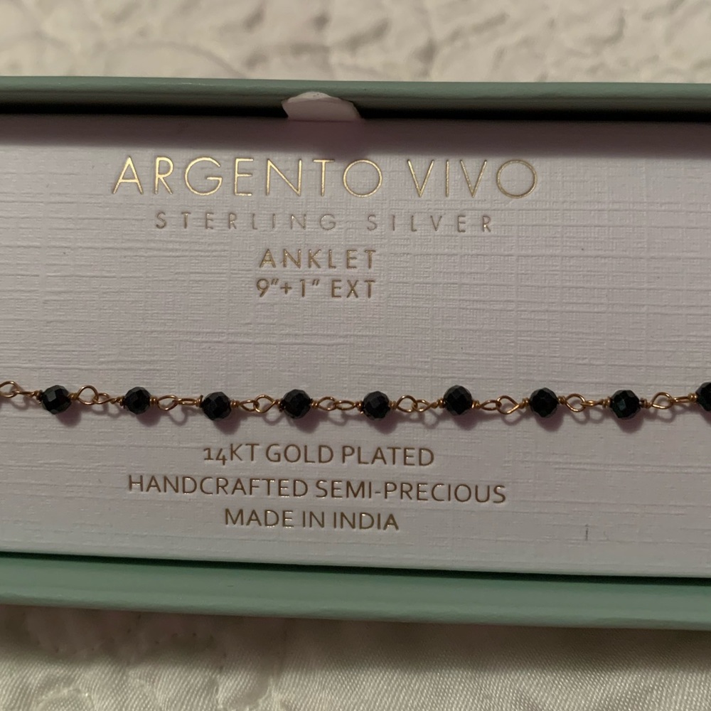 Argento Vivo Anklet